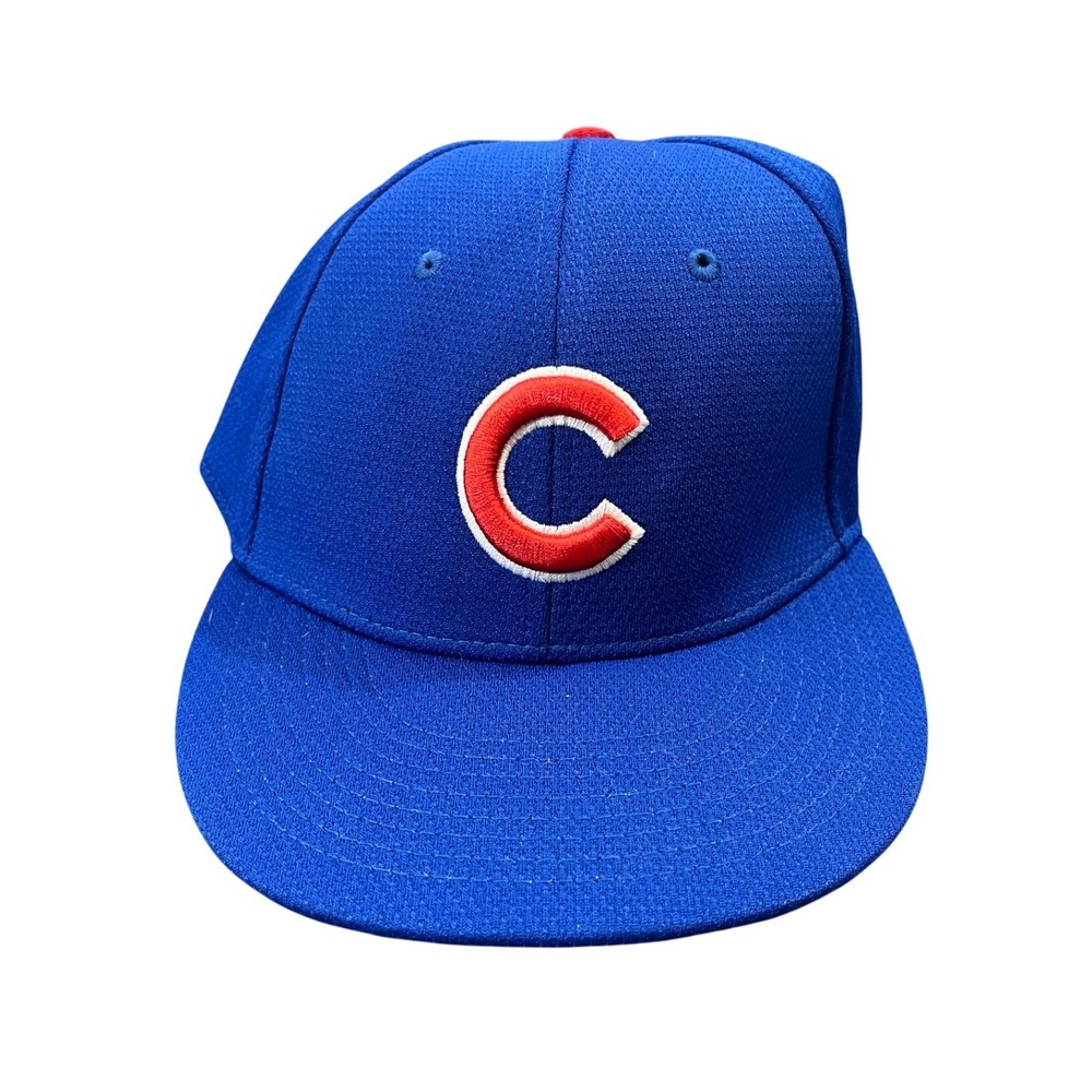 OC Sports Chicago Cubs Baseball Hat Youth Blue Embroidered Adjustable Cap